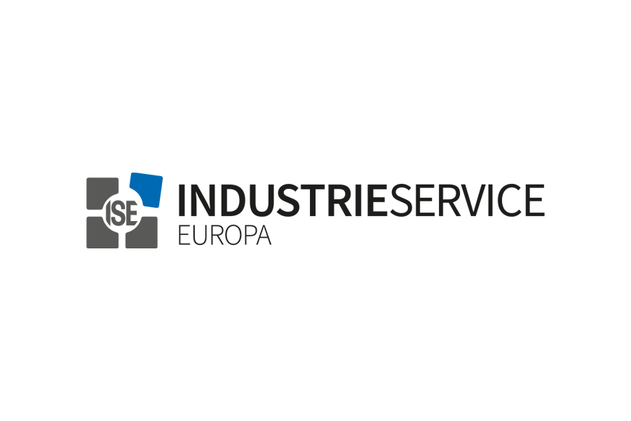 Logo der Industrieservice Europa GmbH, Standort Frankfurt am Main, moderner Dienstleister für Zeitarbeit und Personalvermittlung.